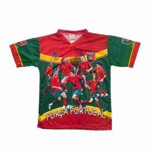 Vintage 2000s Portugal soccer futbol shirt